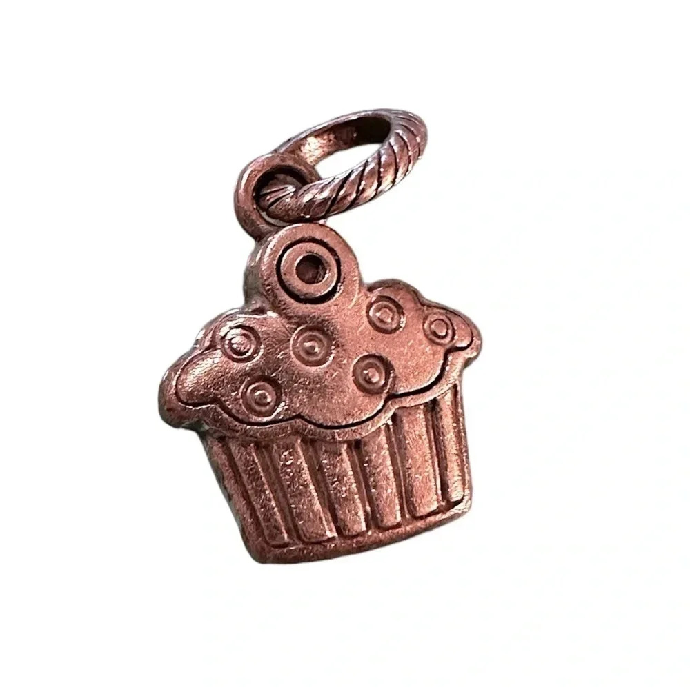 pink and blue BRIGHTON cupcake charm 🧁 - Picture 2 of 2